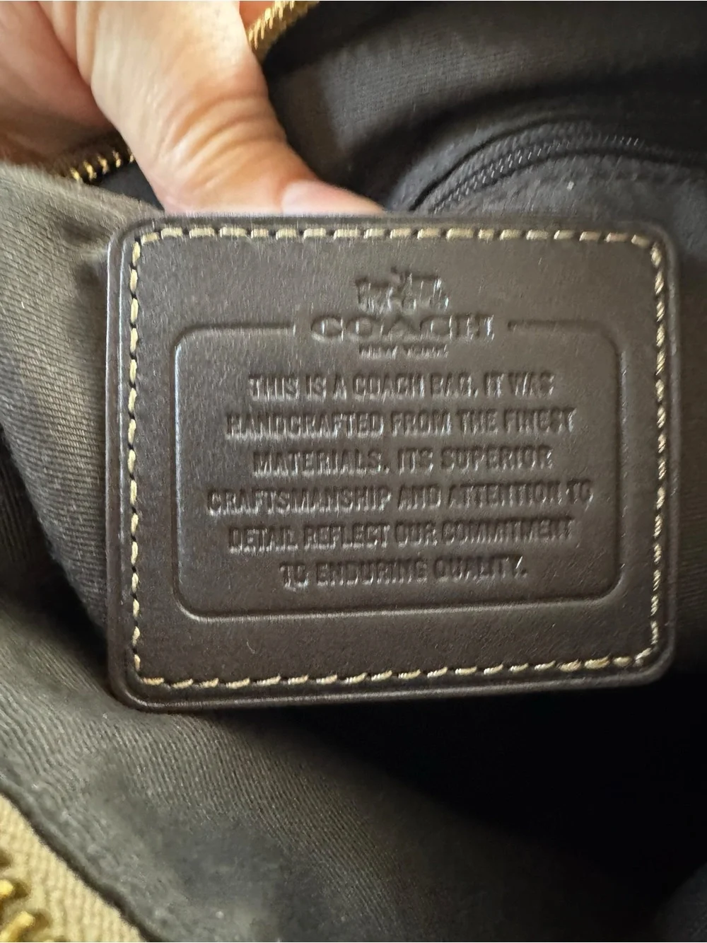 Coach Outlined Signature Celeste Convertible Hobo Bag